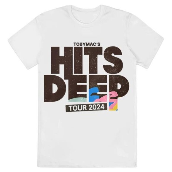 TobyMac Hits Deep Tour 2024 Christian Music Concert Fan Worship Graphic Shirt - Picture 1 of 5